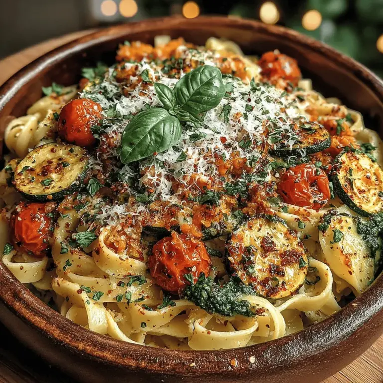Die cremige Zucchini- und Tomaten-Pasta ist ein absolutes Highlight der italienischen Küche, das nicht nur durch seinen köstlichen Geschmack überzeugt, sondern auch durch seine einfache Zubereitung. In Zeiten, in denen frische und gesunde Zutaten immer mehr in den Fokus rücken, erfreut sich dieses Gericht großer Beliebtheit. Es ist perfekt für ein schnelles Abendessen unter der Woche oder als schmackhafte Option für ein geselliges Beisammensein mit Freunden und Familie.