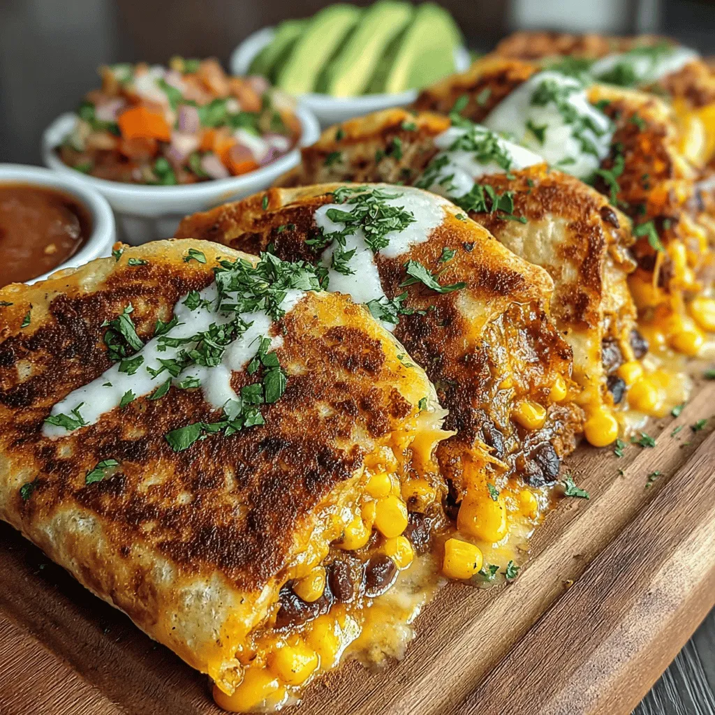 Die herzhaft gefüllte Süßkartoffel-Schwarzbohnen-Quesadilla-Tasche ist nicht nur ein Genuss für den Gaumen, sondern auch eine wahre Geschmacksexplosion, die sich ideal für ein schnelles Mittagessen oder ein gemütliches Abendessen eignet. Diese Kombination aus gesunden Zutaten ist nicht nur nahrhaft, sondern auch unglaublich vielseitig. Quesadillas sind in der mexikanischen Küche ein fester Bestandteil und erfreuen sich in vielen Haushalten großer Beliebtheit. Sie sind einfach zuzubereiten und lassen sich nach Belieben füllen.