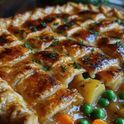 Herzhafter Hühnchen-Pie ist nicht nur ein Gericht, sondern ein Stück Heimat, das viele von uns an die liebevollen Familienessen und die Gemütlichkeit der eigenen vier Wände erinnert. Dieses Rezept, das seine Wurzeln in der britischen Küche hat, bringt die Aromen von saftigem Hähnchen, frischem Gemüse und einer knusprigen Kruste zusammen. Der Hühnchen-Pie ist ein perfektes Beispiel für Komfortessen, das sowohl nahrhaft als auch sättigend ist. Es lässt sich wunderbar vorbereiten und eignet sich sowohl für ein gemütliches Abendessen mit der Familie als auch für festliche Anlässe.