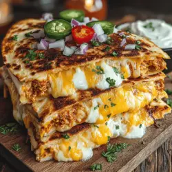 Willkommen zu einem aufregenden kulinarischen Erlebnis! Die würzigen Sriracha Thunfisch-Melt-Quesadillas sind nicht nur ein Genuss für den Gaumen, sondern auch eine hervorragende Möglichkeit, den klassischen Thunfischaufschnitt aufzupeppen. Dieses Rezept kombiniert die herrliche Würze von Sriracha mit dem herzhaften Geschmack von geschmolzenem Käse und frischem Gemüse, was es zu einem beliebten Snack oder einer schnellen Mahlzeit macht. Egal, ob Sie ein erfahrener Koch sind oder einfach nur nach einer schmackhaften Idee für Ihr nächstes Abendessen suchen, diese Quesadillas werden sicherlich Ihre Geschmacksknospen begeistern.