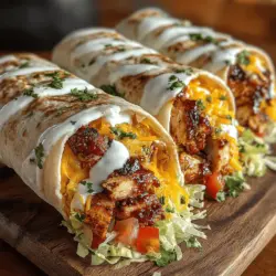 BBQ-Hühnchen-Wraps sind nicht nur lecker, sie sind auch äußerst vielseitig. Sie lassen sich leicht an persönliche Vorlieben anpassen – sei es durch die Auswahl der BBQ-Sauce, das Hinzufügen von verschiedenen Gemüsesorten oder das Experimentieren mit verschiedenen Käsesorten. Zudem sind sie eine großartige Möglichkeit, übrig gebliebenes gegrilltes Hähnchen zu verwerten. Der Wrap kann problemlos in der Mittagspause genossen oder als Teil eines Grillfestes serviert werden.