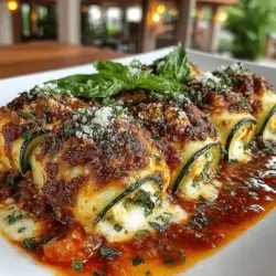 Für die Zubereitung der Zucchini-Lasagne-Rollen benötigen Sie folgende Zutaten: