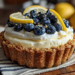Die Erfrischende Heidelbeer-Zitronen-Chill-Pie ist ein köstliches Dessert, das nicht nur den Gaumen erfreut, sondern auch einen Hauch von Sommer in jede Küche bringt. Ursprünglich aus den Vereinigten Staaten stammend, hat sich dieses Rezept zu einem beliebten Klassiker entwickelt, der in vielen Haushalten und Cafés zu finden ist. Die Kombination aus frischen Heidelbeeren und spritzigem Zitronensaft sorgt für eine perfekte Balance zwischen Süße und Säure, die dieses Dessert besonders an heißen Tagen zu einem echten Hit macht.