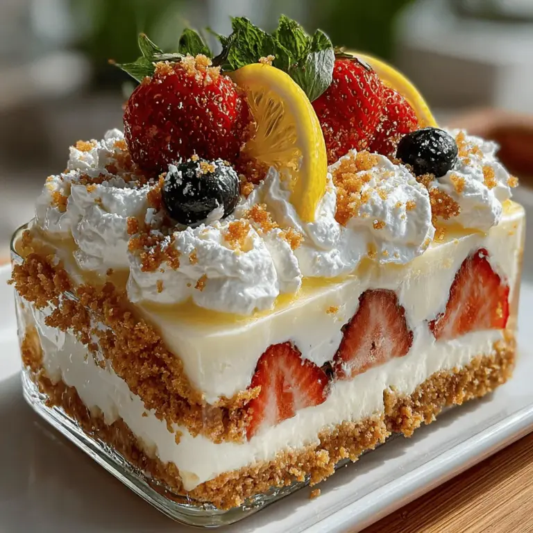 Um einen perfekten Zesty Lemon Bliss Icebox Cake zuzubereiten, benötigen Sie die folgenden Zutaten: