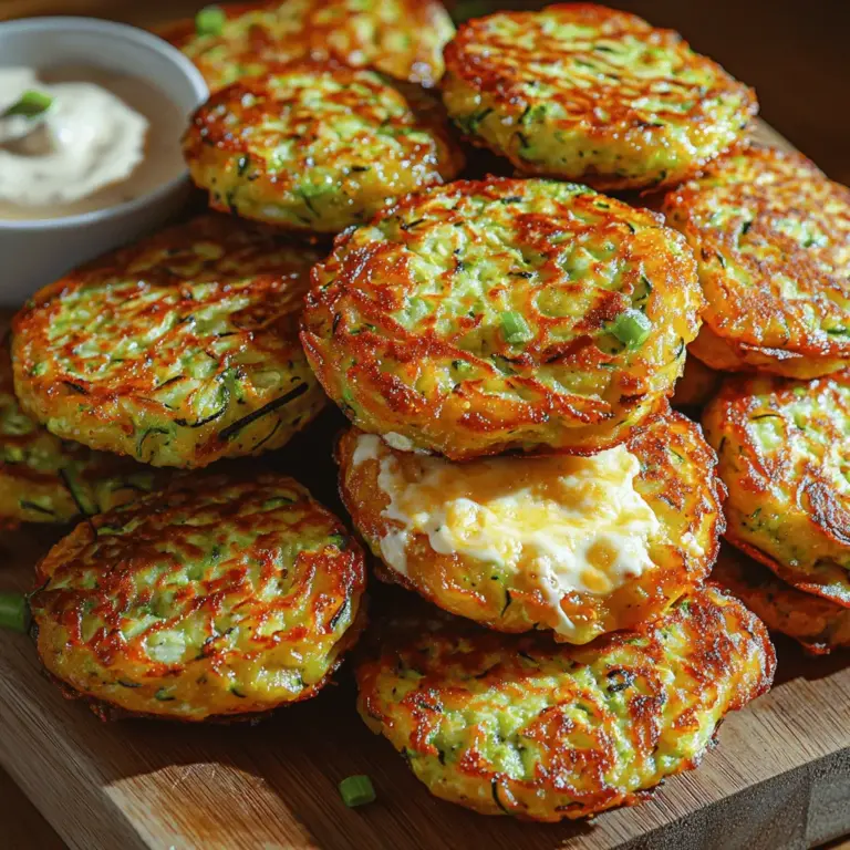 Die knusprigen, käsigen Zucchini-Fritter sind nicht nur ein himmlischer Snack, sondern auch eine hervorragende Möglichkeit, Gemüse in einer schmackhaften und ansprechenden Art und Weise zu genießen. Diese frittierten Köstlichkeiten sind besonders in der italienischen und mediterranen Küche beliebt und bieten eine perfekte Kombination aus Geschmack und Textur. Die Zucchini, die in jedem Garten leicht zu finden sind, verwandeln sich in ein unwiderstehliches Gericht, das sowohl Kinder als auch Erwachsene begeistert.