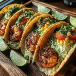 Wenn es um Geschmack und Vielfalt in der Küche geht, sind Tacos schwer zu schlagen. Sie sind nicht nur einfach zuzubereiten, sondern auch unglaublich anpassbar und perfekt für jede Gelegenheit. Heute präsentieren wir Ihnen ein aufregendes Rezept für Zesty Cajun Shrimp Tacos – eine himmlische Kombination aus saftigen Garnelen, würzigen Cajun-Gewürzen und frischen Zutaten. Ursprünglich aus der Cajun-Küche des südlichen Louisiana stammend, vereinen diese Tacos den herzhaften Geschmack der Südstaatenküche mit der Frische der mexikanischen Straßenküche.