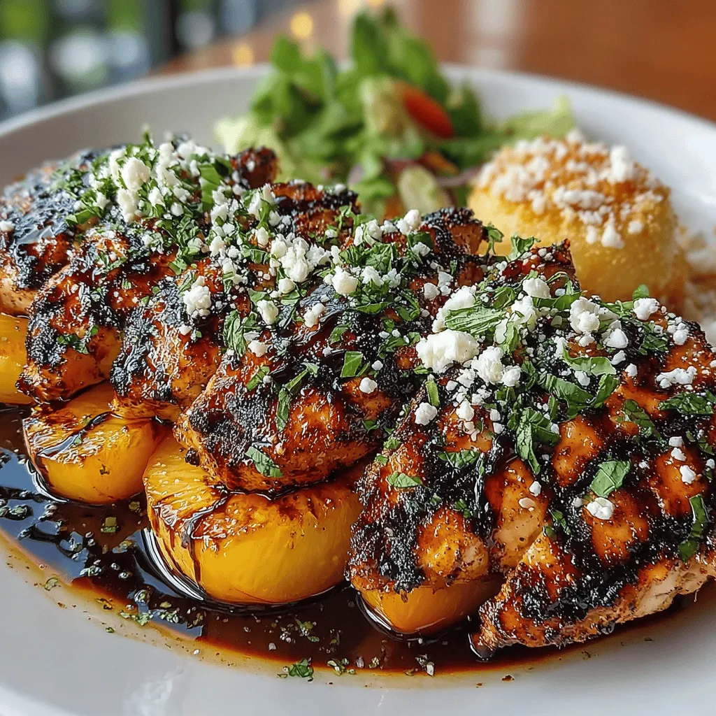 Das Rezept für gegrilltes Pfirsich-Hühnchen mit Balsamico-Reduktion ist eine wunderbare Gelegenheit, um die Aromen des Sommers auf den Tisch zu bringen. Es vereint saftige Hähnchenbrustfilets mit süßen, gegrillten Pfirsichen und einer köstlichen Balsamico-Reduktion, die dem Gericht eine perfekte Balance zwischen Süße und Säure verleiht. Diese Kombination ist nicht nur geschmacklich ein Hochgenuss, sondern auch ein Augenschmaus, der jede Grillparty oder Familienfeier bereichert.