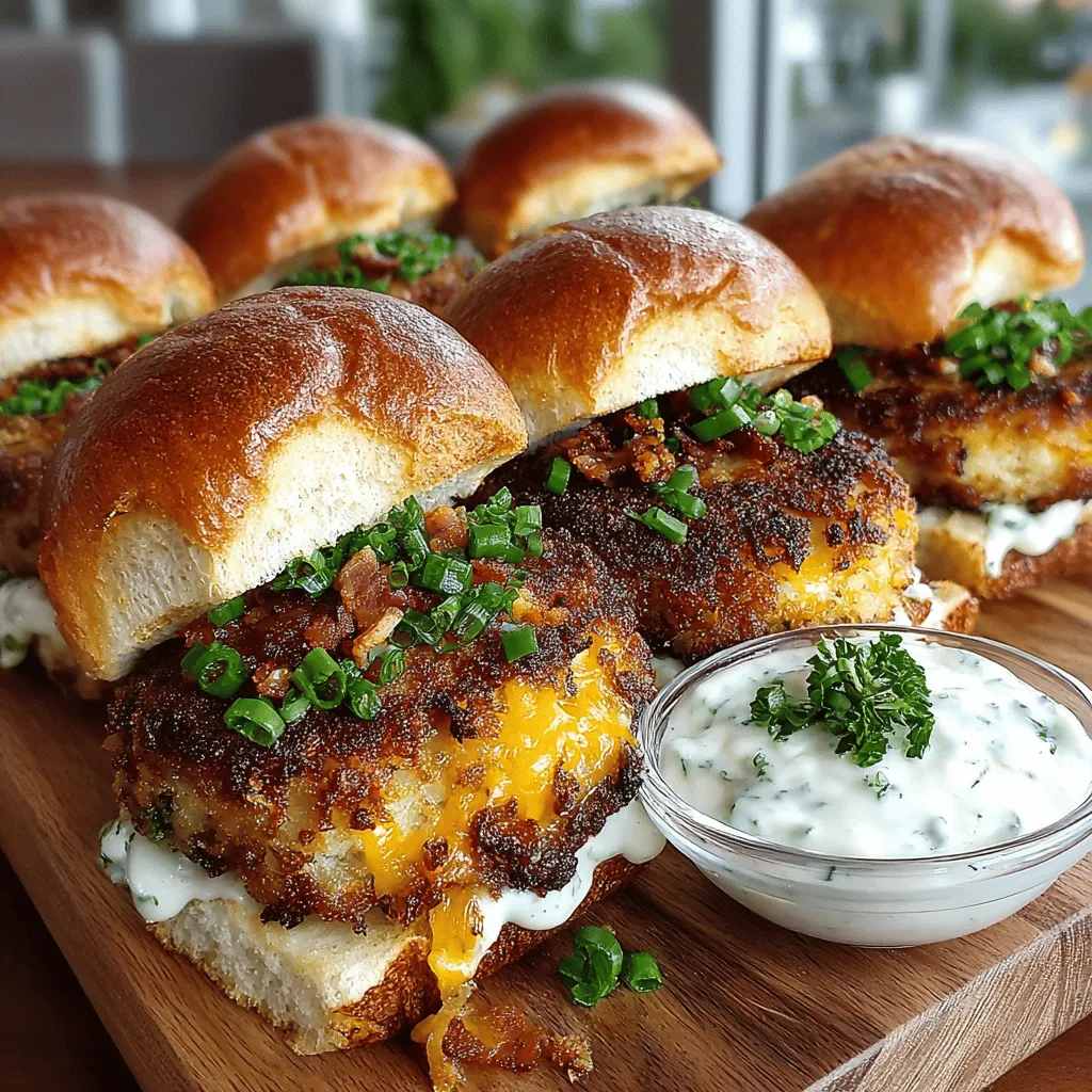 Die Mini Käse-Hash-Brown-Slider sind nicht nur ein Genuss für den Gaumen, sondern auch ein echter Hingucker auf jeder Party oder beim Familienabend. Diese herzhaften kleinen Brötchen kombinieren die knusprige Textur von Hash Browns mit dem cremigen Geschmack von Käse und der Frische von grünen Zwiebeln. Sie sind perfekt für ein schnelles Frühstück, als Snack für zwischendurch oder als leckere Vorspeise für Ihre nächste Feier. Die Beliebtheit dieses Rezepts ist leicht zu verstehen: Es vereint einfache Zutaten, schnellen Zubereitungsaufwand und einen unverwechselbaren Geschmack, der Jung und Alt gleichermaßen begeistert.