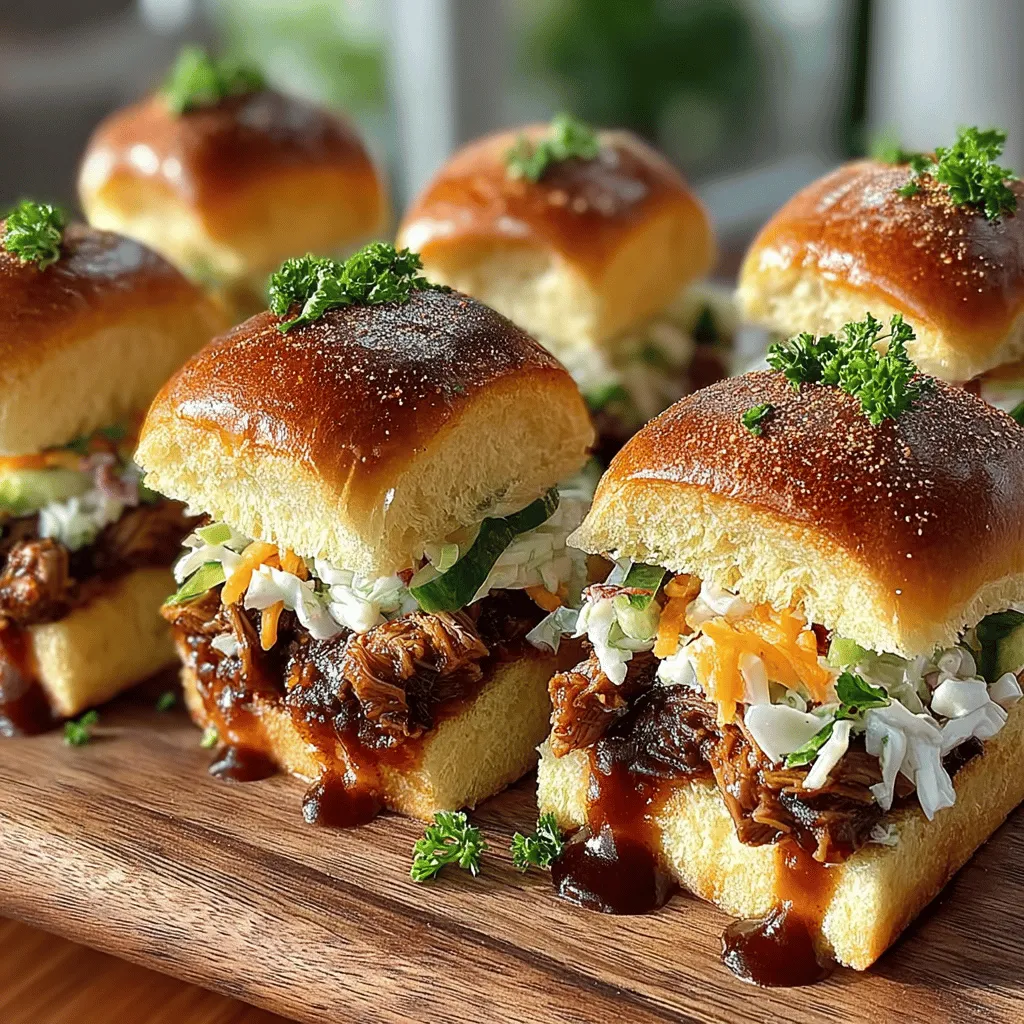 Die räucherigen Mini BBQ Jackfruit Sliders sind der Inbegriff von köstlichem, pflanzenbasiertem Komfortessen. In den letzten Jahren hat das Interesse an Jackfruit als Fleischalternative enorm zugenommen, und das aus gutem Grund. Dieses vielseitige Obst hat eine fleischige Textur, die perfekt für BBQ-Sliders geeignet ist, und es lässt sich wunderbar mit verschiedenen Aromen kombinieren. Diese Sliders sind nicht nur geschmackvoll, sondern auch eine großartige Option für Veganer, Vegetarier oder einfach für alle, die ihre Ernährung abwechslungsreicher gestalten möchten.