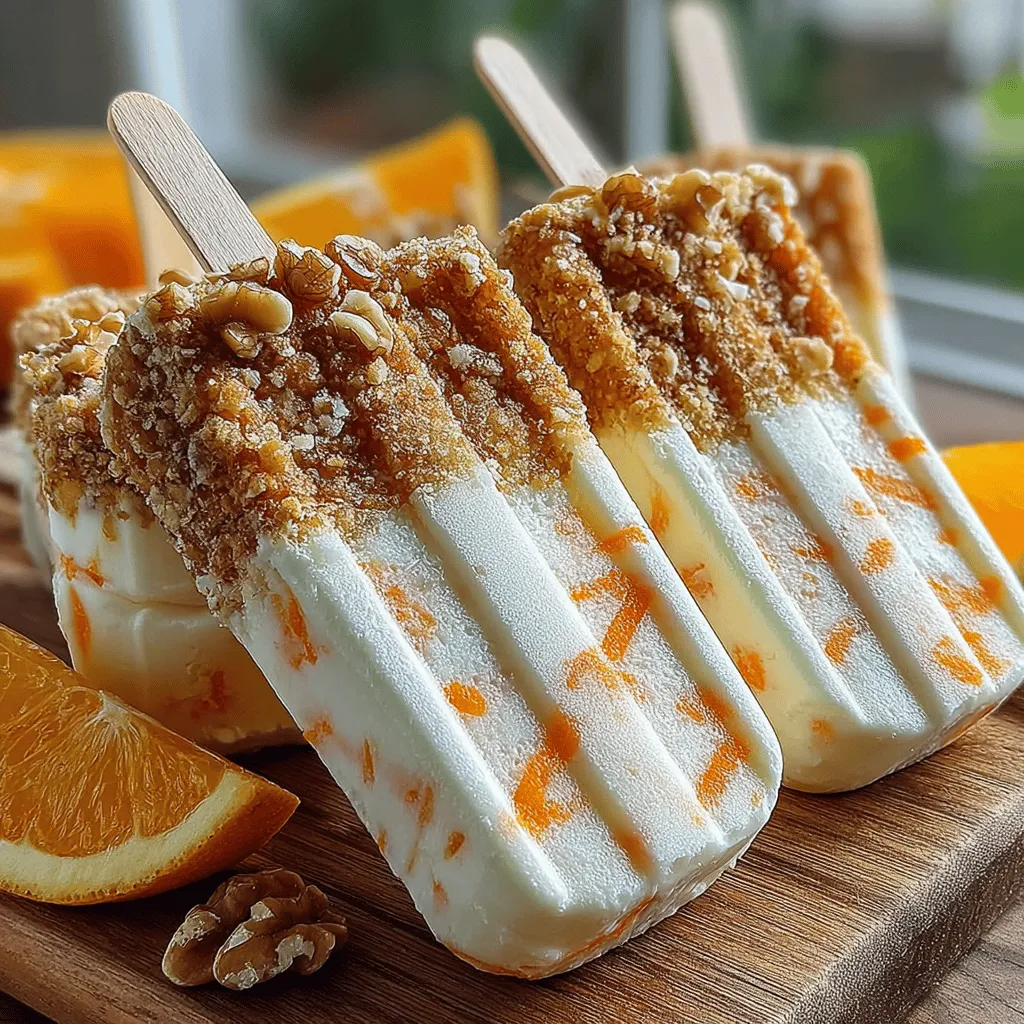 Der Karottenkuchen hat seine Wurzeln im Mittelalter, als Karotten als Zuckerersatz in Desserts verwendet wurden. Diese Tradition setzte sich in den folgenden Jahrhunderten fort, und der Karottenkuchen wurde zu einem beliebten Rezept, insbesondere in den USA, wo er im 19. Jahrhundert populär wurde. Die Idee, Muffins in Form von Pops zu präsentieren, ist eine moderne Interpretation dieses klassischen Desserts und eignet sich perfekt für Partys, Kindergeburtstage oder einfach als erfrischender Snack an einem warmen Sommertag.