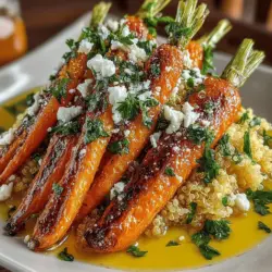 In einer Welt, die zunehmend auf gesunde Ernährung achtet, ist der Geröstete Karotten-Quinoa-Salat eine wunderbare Wahl für alle, die sowohl Geschmack als auch Nährstoffe schätzen. Dieses Gericht kombiniert die Süße von gerösteten Karotten mit der herzhaften Textur von Quinoa und ist nicht nur nährstoffreich, sondern auch einfach zuzubereiten. Ursprünglich stammt Quinoa aus den Andenregionen Südamerikas und ist seit Jahrhunderten ein Grundnahrungsmittel der indigenen Völker. Heute erfreut sich Quinoa weltweit großer Beliebtheit, besonders in der vegetarischen und veganen Küche. In Kombination mit gerösteten Karotten und frischen Kräutern wird dieser Salat zu einer perfekten Beilage oder einem leichten Hauptgericht, das sowohl auf dem Mittagstisch als auch bei festlichen Anlässen glänzt.