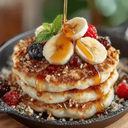 In der kulinarischen Welt spielen Rezepte eine herausragende Rolle. Sie sind nicht nur Anleitungen zum Zubereiten von Gerichten, sondern auch Ausdruck von Kreativität und Tradition. Ein gut durchdachtes Rezept kann die Grundlage für unvergessliche Geschmackserlebnisse sein und die Freude am Kochen fördern. Heute möchten wir Ihnen ein einfaches und gleichzeitig köstliches Rezept vorstellen: die Mini Bananen-Hafer-Pfannkuchen-Stapel. Diese kleinen Leckerbissen sind nicht nur gesund, sondern auch schnell zubereitet und bieten eine wunderbare Möglichkeit, den Tag mit einem gesunden Frühstück zu beginnen oder die Familie mit einem süßen Snack zu erfreuen.