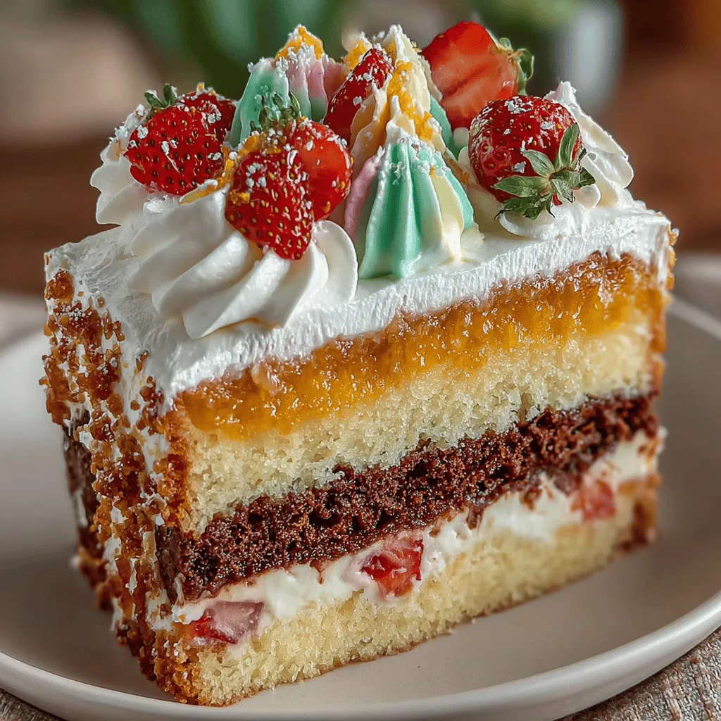Willkommen in der faszinierenden Welt der Kuchen! Heute stellen wir Ihnen ein ganz besonderes Rezept vor, das nicht nur optisch beeindruckt, sondern auch geschmacklich überzeugt – der Fauler Sonntag Neapolitanischer Kuchen. Dieses dreischichtige Meisterwerk vereint die Aromen von Vanille, Schokolade und Erdbeeren in einem saftigen Kuchen, der einfach unwiderstehlich ist. Ob für Feiern, Geburtstage oder einfach als süßer Genuss am Sonntag – dieser Kuchen ist die perfekte Wahl, um Familie und Freunde zu beeindrucken.