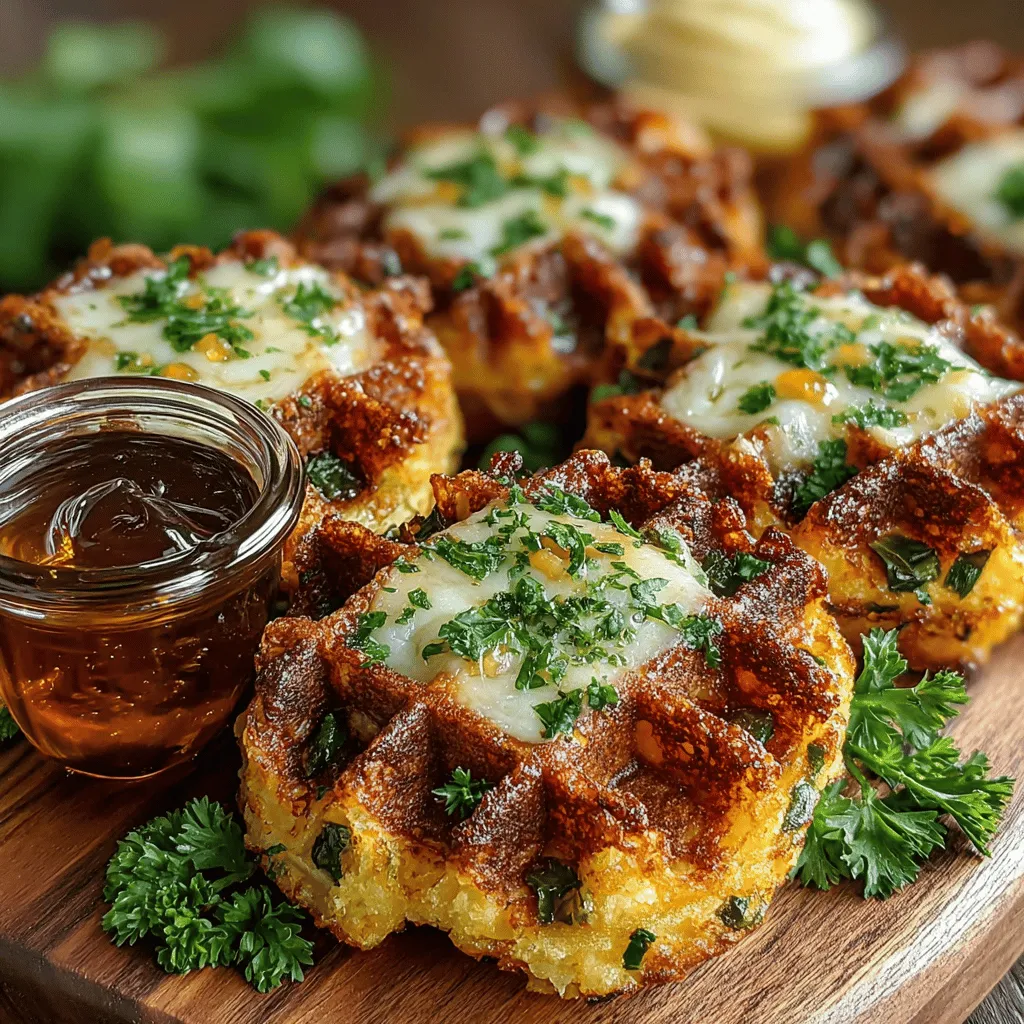 Die Hatch Chili Cornbread Waffelbisse sind eine aufregende und schmackhafte Variante des klassischen Maisbrots, die mit frischen Hatch-Grünchilis und scharfem Cheddar-Käse verfeinert werden. Dieses Rezept vereint die Süße des Maisbrotes mit der Würze der Chilis und bietet somit eine perfekte Balance aus Geschmack und Textur. Ob als herzhaftes Frühstück, köstlicher Snack oder als Beilage zu einer herzhaften Suppe – diese Waffelbisse sind vielseitig einsetzbar und erfreuen sich großer Beliebtheit.