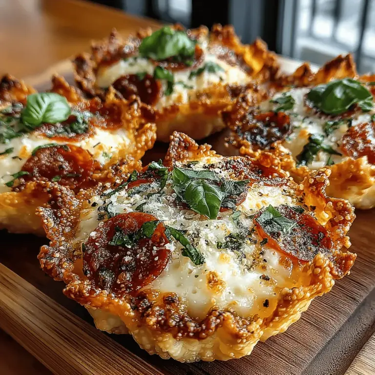 Willkommen in der bunten und schmackhaften Welt der Mini Pepperoni Pizza Wonton Cups! In diesem Artikel nehmen wir Sie mit auf eine kulinarische Reise, die nicht nur den Gaumen verführt, sondern auch Ihre Kreativität in der Küche anregt. Ob als Snack für einen geselligen Abend mit Freunden, als Vorspeise für ein festliches Dinner oder einfach nur für den kleinen Hunger zwischendurch – dieses Rezept ist vielseitig und einfach zuzubereiten. Hier erfahren Sie alles, von den Zutaten bis zu den Zubereitungsschritten, um diese köstlichen Wonton Cups zu kreieren.