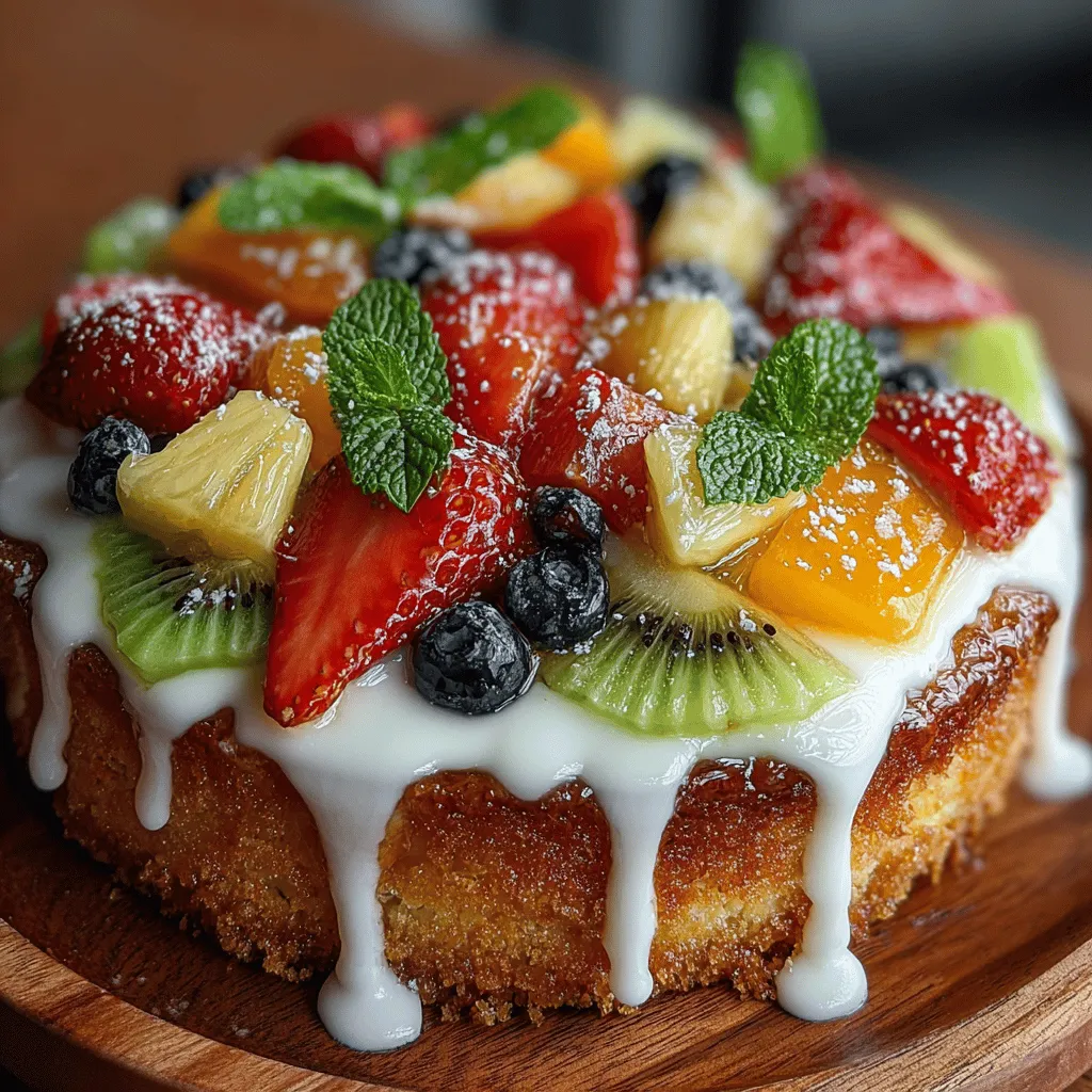 Die süße Symphonie Obstpizza ist nicht nur ein echter Hingucker, sondern auch ein wahrer Gaumenschmaus. Dieses bunte Dessert kombiniert einen köstlichen Keksboden mit einer cremigen Frischkäse-Frosting und einer Vielzahl von frischen Früchten, die zusammen ein harmonisches Geschmacksbild ergeben. Es ist das perfekte Dessert für Feierlichkeiten, Picknicks oder einfach nur als süße Belohnung nach einem langen Tag.