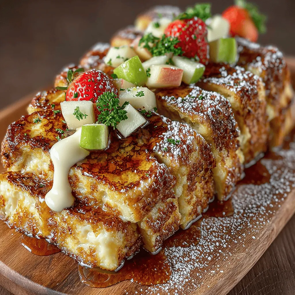 In der Welt der Frühstücksgerichte gibt es kaum etwas, das so herzhaft und tröstlich ist wie French Toast. Diese klassischen französischen Toastscheiben sind nicht nur schnell zubereitet, sondern bieten auch unzählige Variationen, die jeden Morgen zu etwas Besonderem machen. Heute präsentieren wir Ihnen ein Rezept für Apfel-Zimt French Toast-Sticks. Dieses Gericht kombiniert die süßen, warmen Aromen von Zimt und Äpfeln mit der köstlichen Basis von French Toast und ist perfekt für ein gemütliches Wochenende oder einen besonderen Anlass.