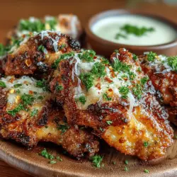 Wenn es um köstliche Snacks für Partys oder gemütliche Abende zu Hause geht, sind Hähnchenflügel immer ein Hit. Besonders die knusprigen Knoblauch-Parmesan-Flügel aus der Heißluftfritteuse haben in den letzten Jahren immer mehr an Beliebtheit gewonnen. Diese köstlichen Flügel sind nicht nur einfach zuzubereiten, sondern bieten auch das perfekte Gleichgewicht zwischen herzhaftem Knoblauchgeschmack und dem nussigen Aroma von Parmesan.