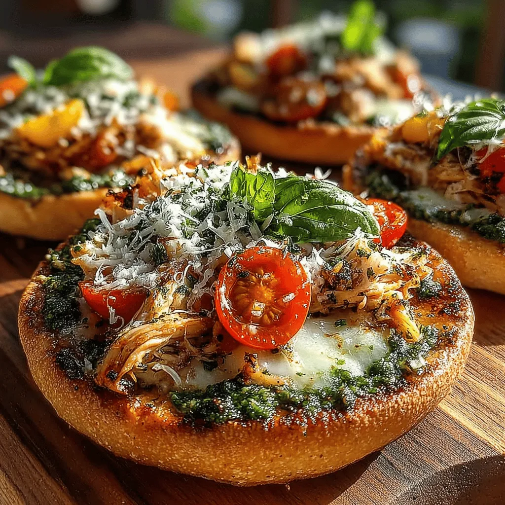 Die Mini Hähnchen Pesto Pita Pizzen sind nicht nur ein wahrer Gaumenschmaus, sondern auch ein tolles Beispiel für die Kombination von frischen Zutaten und mediterranen Aromen. In der heutigen schnelllebigen Welt ist es wichtig, Rezepte zu finden, die sowohl schmackhaft als auch einfach zuzubereiten sind. Diese Mini-Pizzen bieten genau das – eine perfekte Mischung aus gesunden Zutaten, die in wenigen Schritten zubereitet werden können. Ob für ein schnelles Abendessen, eine Party oder als Snack für die Familie, diese Pita Pizzen sind vielseitig und kommen bei Jung und Alt gleichermaßen gut an.
