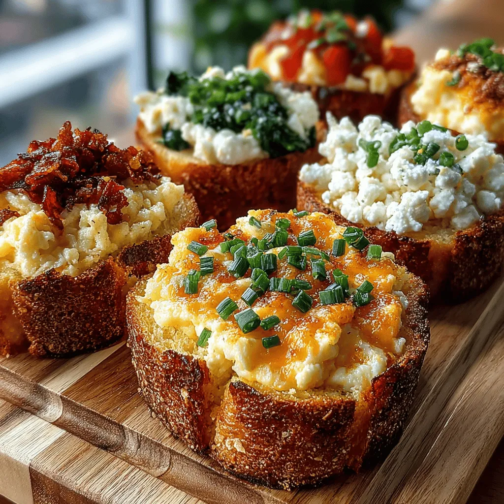 Das Frühstück ist die wichtigste Mahlzeit des Tages, und mit diesem Rezept für Käse Mini-Ei-Toastbecher wird der Start in den Tag nicht nur lecker, sondern auch kreativ und abwechslungsreich. Diese kleinen Toastbecher sind nicht nur einfach zuzubereiten, sie bieten auch eine wunderbare Möglichkeit, mit verschiedenen Zutaten zu experimentieren. Ursprünglich als Snack oder Brunchgericht gedacht, erfreuen sich diese Toastbecher immer größerer Beliebtheit als schnelles und nahrhaftes Frühstück. Wenn du nach einer Möglichkeit suchst, deine Morgenroutine aufzupeppen, sind diese Käse Mini-Ei-Toastbecher genau das Richtige für dich!