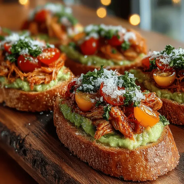 Die knusprigen Mini-Hühnchen-Avocado-Toasties sind nicht nur ein echter Gaumenschmaus, sondern auch eine gesunde und sättigende Option für jede Gelegenheit. Ob als Fingerfood für eine Feier, als leichtes Mittagessen oder einfach zum Snacken zwischendurch – diese Toasties sind immer eine gute Wahl. Die Kombination aus zartem Hühnchen, cremiger Avocado und dem knusprigen Vollkornbrot sorgt für ein harmonisches Geschmackserlebnis, das sowohl Kinder als auch Erwachsene begeistert.