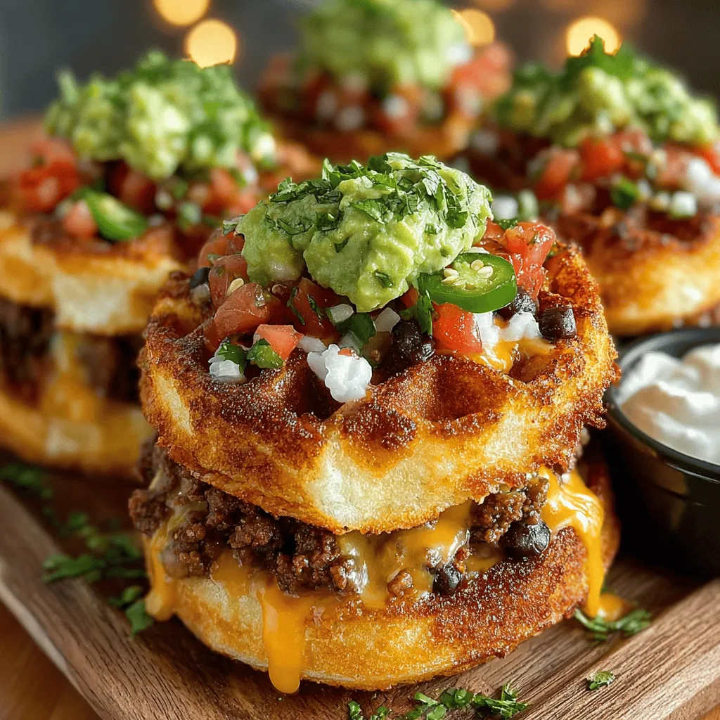 Die Welt der Küche ist ein faszinierendes Reich voller Aromen, Texturen und kreativer Möglichkeiten. Unter den vielen kulinarischen Trends, die sich in den letzten Jahren entwickelt haben, sind die Mini Taco Waffelsandwiches besonders hervorzuheben. Diese innovativen Sandwiches kombinieren die herzhaften Aromen von Tacos mit der Knusprigkeit von Waffeln und sind somit eine perfekte Wahl für Snacks, Partys oder ein schnelles Mittagessen. Ob für eine Familienfeier oder ein geselliges Beisammensein mit Freunden – diese Waffelsandwiches werden mit Sicherheit jeden begeistern.