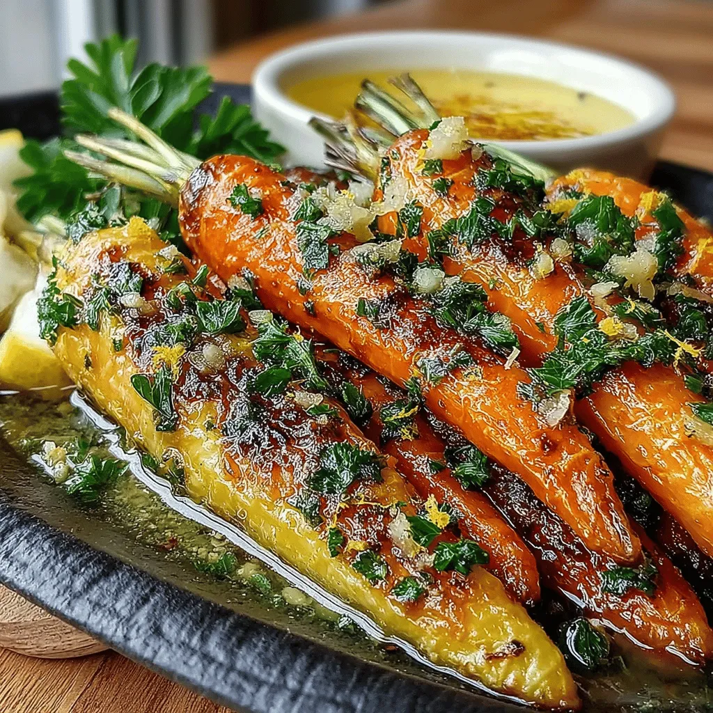 Willkommen in der kulinarischen Welt der knoblauchbutter-gerösteten Karotten! Dieses Rezept ist nicht nur einfach zuzubereiten, sondern auch unglaublich aromatisch und gesund. Karotten, die oft als einfache Beilage angesehen werden, verwandeln sich in ein wahres Geschmackserlebnis, wenn sie in einer köstlichen Knoblauchbutter mariniert und im Ofen geröstet werden. Diese Zubereitungsart bringt die natürliche Süße der Karotten zur Geltung und verleiht ihnen eine köstliche, leicht karamellisierte Oberfläche.