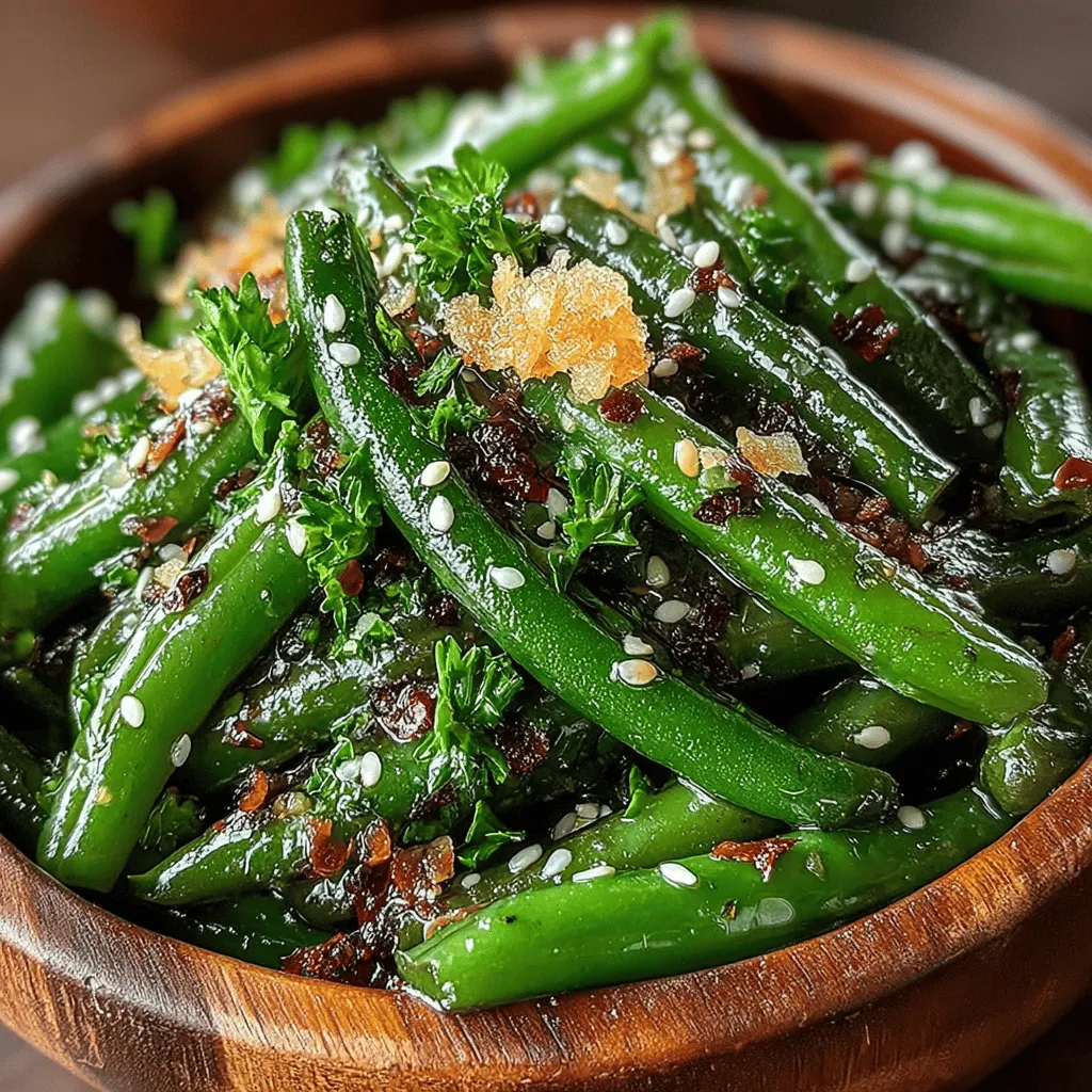 Zesty Lemon Garlic Green Bean Stir Fry ist ein Gericht, das frische Aromen und knackiges Gemüse perfekt kombiniert. Die Kombination von grünen Bohnen, Zitrone und Knoblauch verleiht diesem Rezept eine lebhafte Note, die sowohl gesund als auch köstlich ist. Ursprünglich aus der asiatischen Küche stammend, hat dieses einfache Rezept in den letzten Jahren weltweit an Popularität gewonnen, da immer mehr Menschen nach schnellen, gesunden und schmackhaften Gerichten suchen, die sich leicht zubereiten lassen.