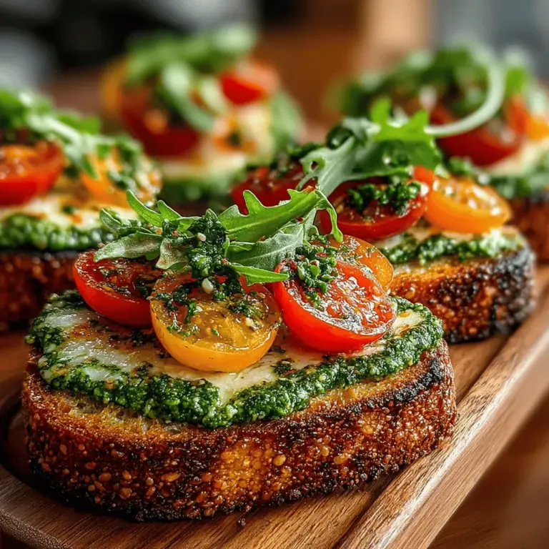 Zucchini-Basil-Pesto-Toast ist das perfekte Gericht für alle, die ein gesundes, schnelles und köstliches Rezept suchen. Diese einfache und doch geschmackvolle Kombination aus frischen Zutaten bringt den herben Geschmack von Zucchini und den aromatischen Duft von Basilikum auf den Tisch. Egal, ob als leichtes Mittagessen, als Snack oder als Vorspeise bei einem Dinner-Event – dieser Toast ist ein echter Genuss.