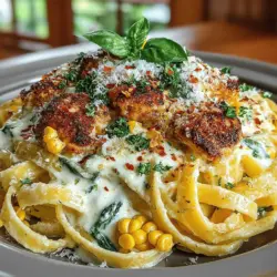Die cremigen Röhrennudeln mit geröstetem Mais sind nicht nur ein Fest für den Gaumen, sondern auch ein wahrer Genuss für das Auge. Dieses Rezept vereint die Einfachheit der italienischen Küche mit den frischen Aromen des Sommers. Die Kombination aus zart geröstetem Mais und cremiger Sauce macht dieses Gericht zu einer beliebten Wahl für Pasta-Liebhaber und Vegetarier gleichermaßen. In vielen Kulturen spielen Pasta und Mais eine wichtige Rolle in der Küche, und dieses Gericht bringt das Beste aus beiden Welten zusammen.