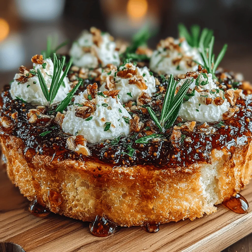 Willkommen in der köstlichen Welt der Himmlischen Feigenmarmelade-Pizza! Dieses Rezept vereint die süßen und herzhaften Aromen auf eine Art und Weise, die sowohl Gaumen als auch Augen erfreut. Feigenmarmelade ist nicht nur eine wunderbare Zutat, sondern bringt auch einen Hauch von Eleganz auf den Tisch, perfekt für ein romantisches Dinner oder ein geselliges Beisammensein mit Freunden. Die Kombination aus frisch gebackenem Pizzateig, cremigem Ricotta und würzigem Ziegenkäse macht diese Pizza zu einem unvergesslichen Erlebnis.