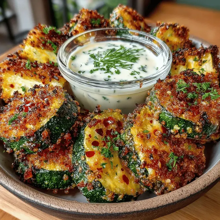 Zucchini – das grüne Gemüse, das oft unterschätzt wird, hat sich zu einem wahren Star in der Küche entwickelt. Besonders in Form von knusprigen Zucchini-Wedges erfreut es sich großer Beliebtheit. Das Rezept für „Knusprige Zucchini-Wahnsinn mit Ranch-Genuss“ vereint die leckere Kombination aus zartem Gemüse und einer goldbraunen, knusprigen Panade, die sowohl Kinder als auch Erwachsene begeistert. Diese köstlichen Wedges sind nicht nur ein hervorragender Snack, sondern auch eine großartige Beilage zu verschiedenen Gerichten.