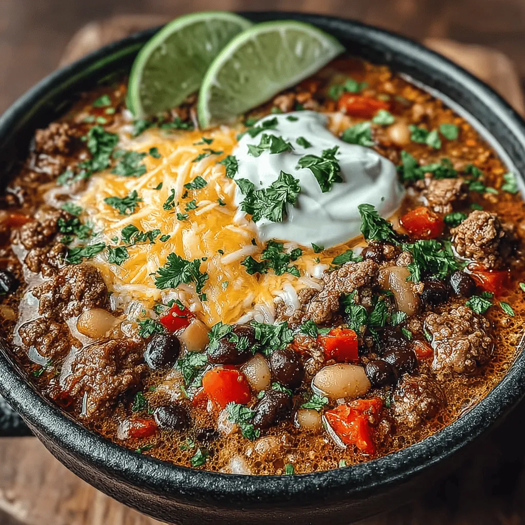 Essen spielt eine zentrale Rolle in vielen Kulturen und ist oft der Kern geselliger Zusammenkünfte. Rezepte sind nicht nur eine Anleitung zum Kochen; sie sind eine Möglichkeit, Erinnerungen zu schaffen und Traditionen zu bewahren. Das Teilen von Gerichten, die wir lieben, bringt Menschen zusammen und lässt uns die Vielfalt der Aromen und Texturen erleben. Heute möchte ich Ihnen ein köstliches und einfach zuzubereitendes Gericht vorstellen: den gemütlichen Crockpot cremigen Truthahn-Chili.