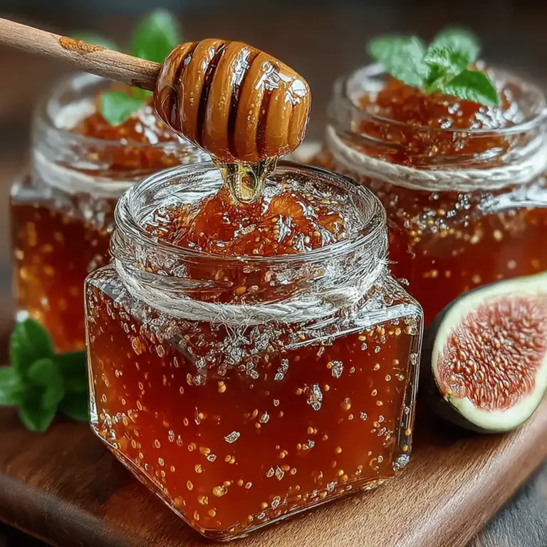 Feigenmarmelade ist nicht nur ein Genuss für den Gaumen, sondern auch ein wahres Fest für die Sinne. Die Kombination aus süßen, saftigen Feigen und einem Hauch von Würze macht diese Marmelade zu einem perfekten Begleiter für viele Gerichte oder einfach nur als Aufstrich auf frischem Brot. In diesem Rezept zeigen wir Ihnen, wie Sie eine köstliche süße und würzige Feigenmarmelade selbst herstellen können, die nicht nur gut schmeckt, sondern auch mit frischen, natürlichen Zutaten zubereitet wird.