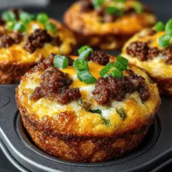 Eier sind eine der vielseitigsten und nahrhaftesten Zutaten in der Küche. Sie eignen sich für eine Vielzahl von Gerichten, von Frühstück über Mittagessen bis hin zu Snacks und Abendessen. Die Käse-Hatch-Chili-Ei-Muffin-Cups sind ein perfektes Beispiel dafür, wie man einfache Zutaten in ein schmackhaftes und ansprechendes Gericht verwandelt. Diese Muffin-Cups sind nicht nur einfach zuzubereiten, sie sind auch ideal für das Frühstück oder als Snack für zwischendurch.