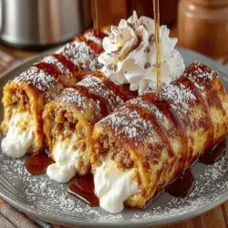 Die Kürbisgewürz French Toast Roll-Ups sind nicht nur ein köstliches Frühstück, sondern auch ein wahres Fest der Aromen, das den Herbst in jedem Bissen einfängt. Diese kreative Abwandlung des klassischen French Toasts bringt die herzhafte Süße von Kürbis und die warmen Gewürze der Saison zusammen und macht sie zu einem Highlight auf jedem Frühstückstisch oder Brunch-Buffet. Ursprünglich aus den USA stammend, wo die Erntezeit des Kürbisses gefeiert wird, hat sich dieses Rezept in den letzten Jahren zu einem beliebten Favoriten entwickelt, vor allem während der kühleren Monate.